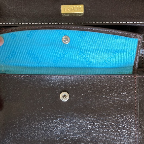 TOUS Leather Wallet Multicolor NWOT - Picture 6 of 8